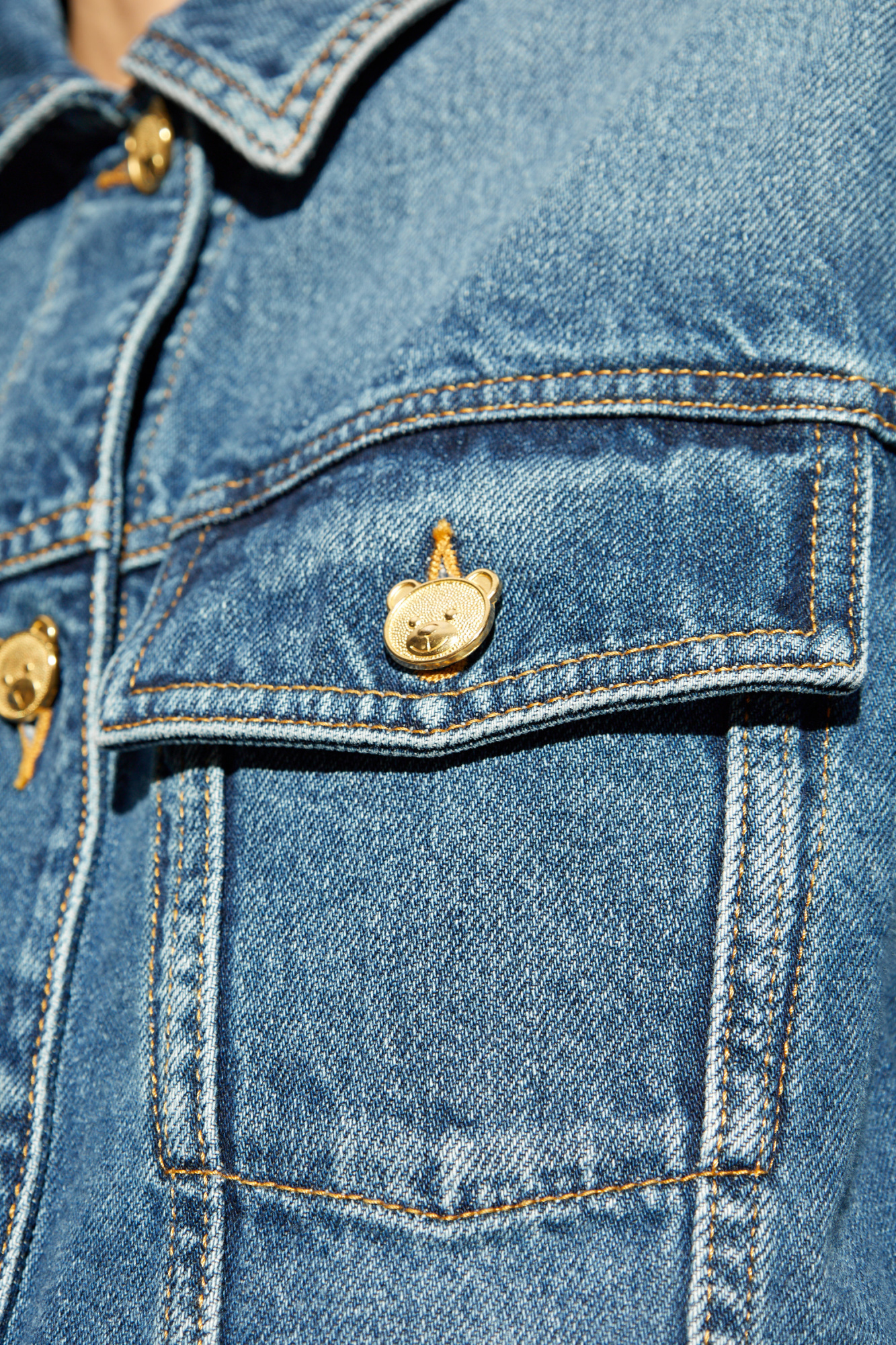 Blue Denim Jacket Moschino - Vitkac GB